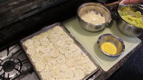 Freezing Squash Breaded for Winter Time Frying  Useful Knowledge